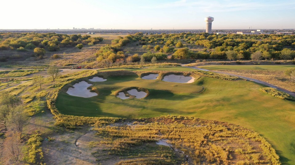 Fifth hole at Fields Ranch at PGA Frisco West Course
