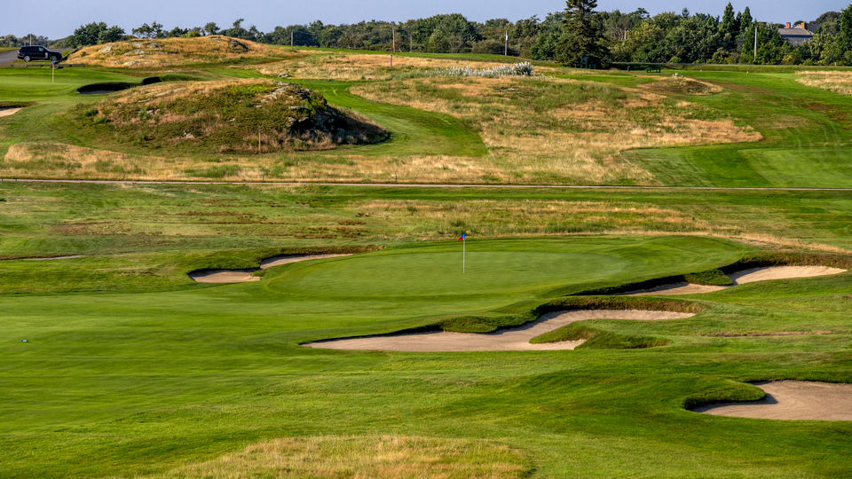 The 12th hole at Newport Country Club will play as the 3rd during the event