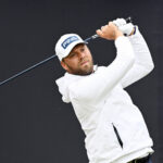 Daniel Brown of England tees off on the first hole on day one of The 152nd Open championship at Royal Troon on July 18, 2024