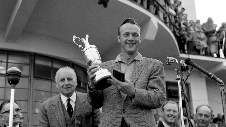 Arnold Palmer at the 1961 Open