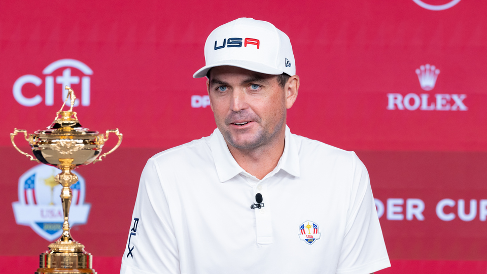 The 2025 Team USA Ryder Cup captain, Keegan Bradley during the 2025 Ryder Cup Captain’s Announcement